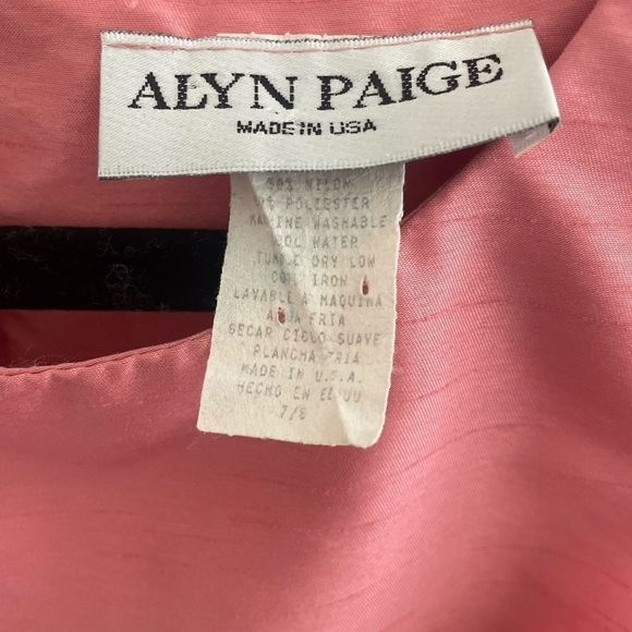 Alyn Paige Pink Dress Size 7/8 - Picture 2 of 4